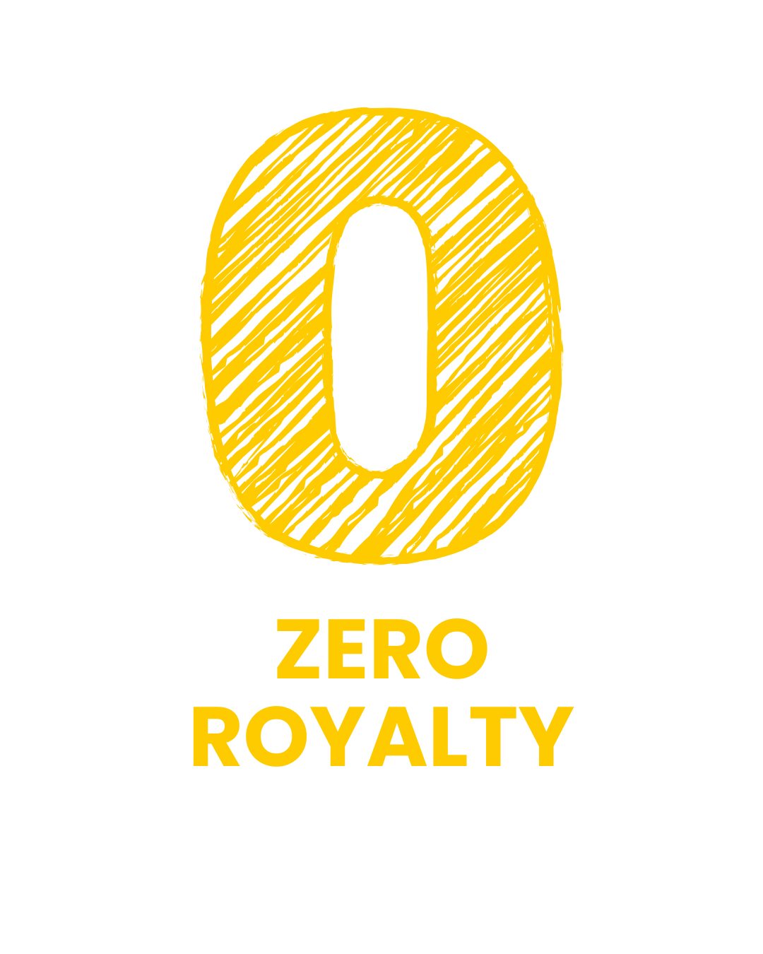Zero royalty